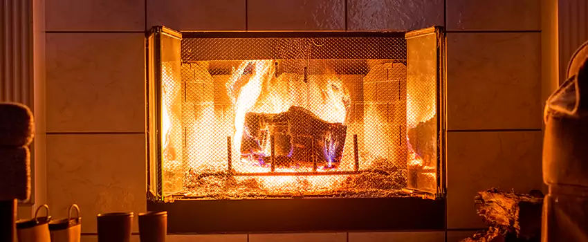 Mendota Hearth Landscape Fireplace Installation in Durant, Oklahoma
