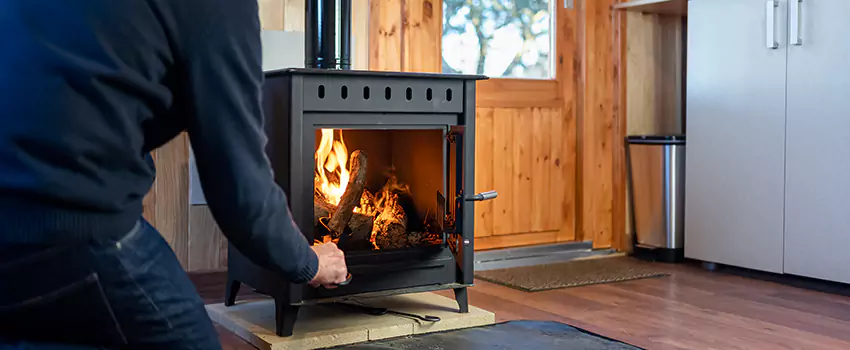 Open Hearth Wood Fireplace Installation in Durant, OK