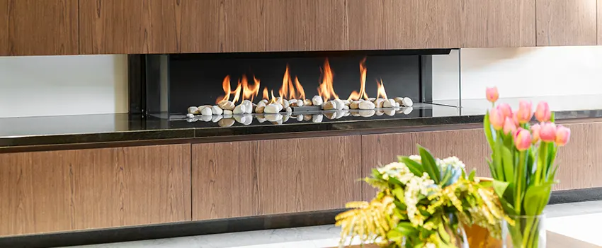 Double-height Fireplace Design Refurbishment in Durant, Oklahoma